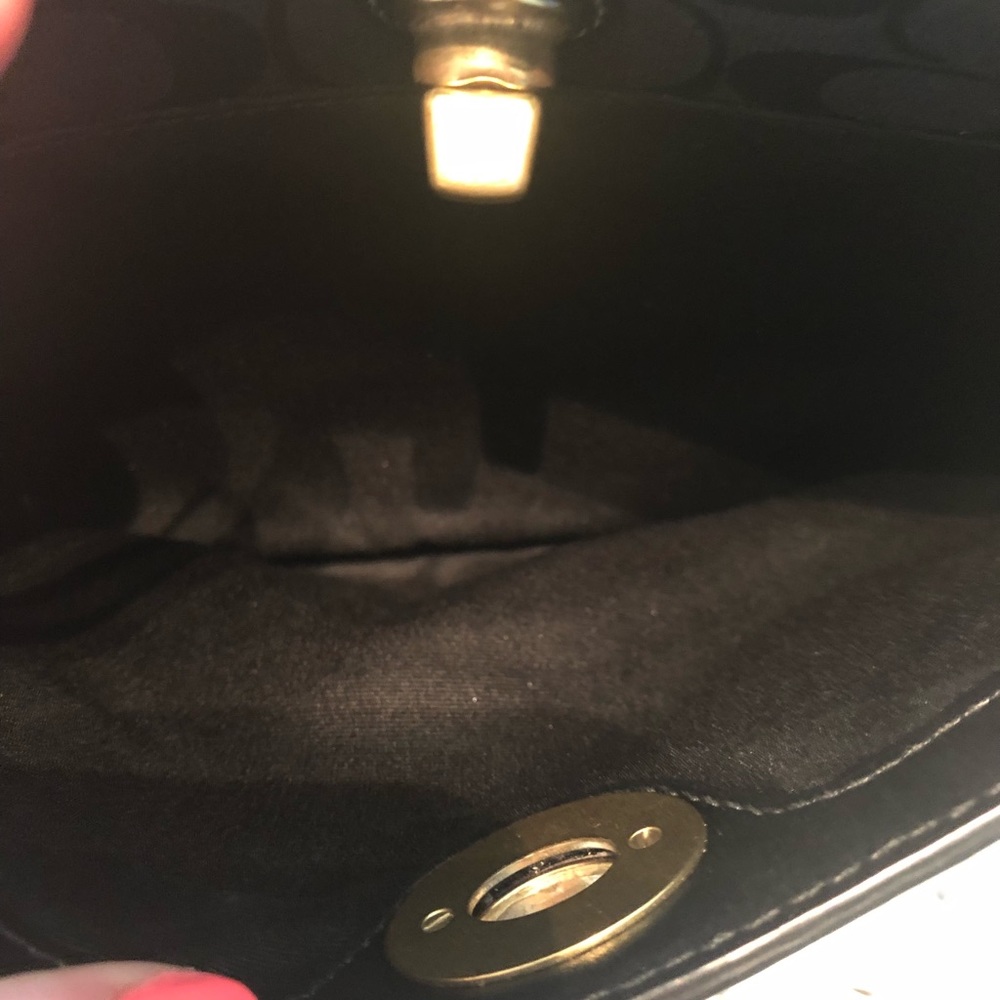Classic COACH Signature Jacquard Handbag w/dustbag - Picture 3 of 8